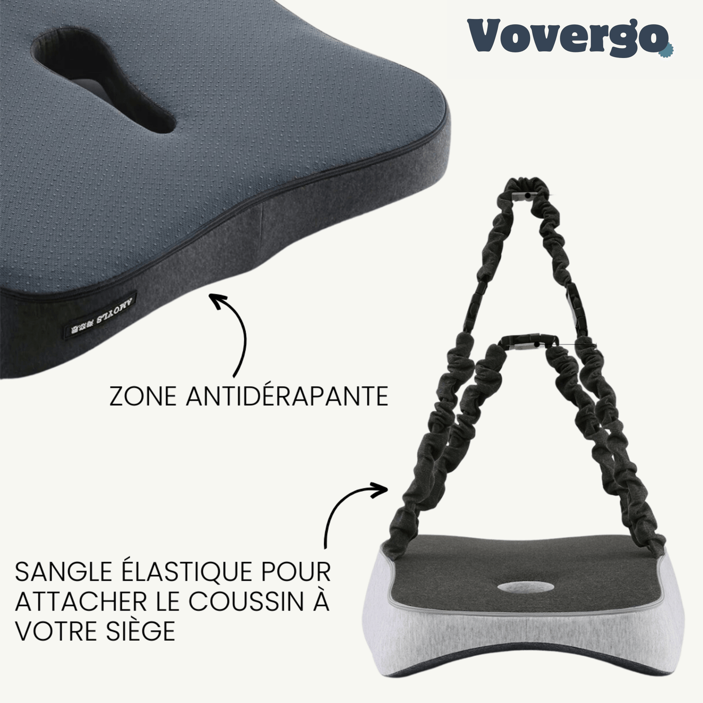 Coussin bureau ergonomique - Vovergo