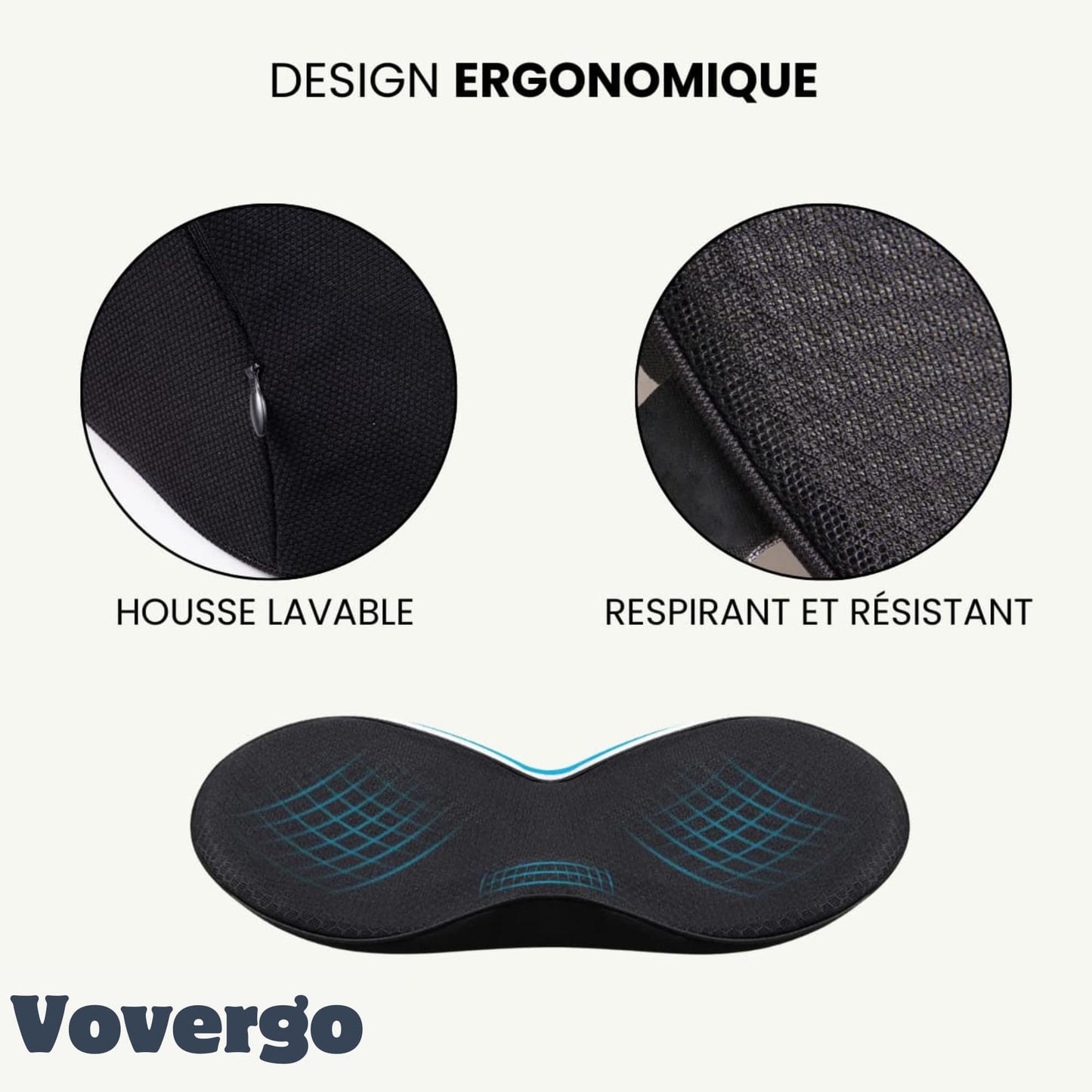 Coussin de siège voiture en mousse - Vovergo